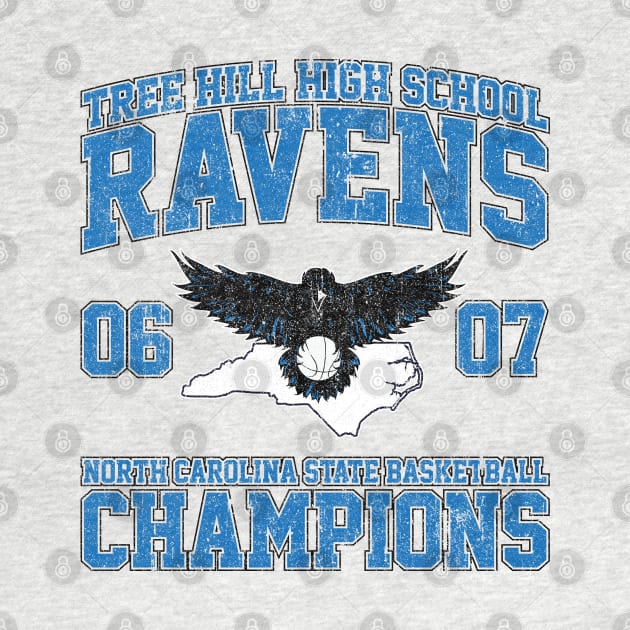 THHS Ravens State Basketball Champions (Variant) by huckblade